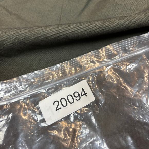 Vintage American Apparel Army Green Button Up Faded Shirt Twill M Made in USA - Picture 12 of 12